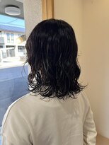 ヘアデザイン ディクト(hair design D.c.t) ミディアム ミディアムパーマ パーマ ミディアムヘア