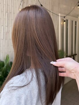 ヘアプレイスソル (HAIR PLACE SoL) 透明感シアーブラウン/艶髪/ストレート