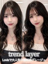 エルバイラビス 大宮(elu by lovis)&nbsp;《巴結生》ダークグレージュ/顔まわりレイヤー/大宮