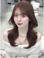 キティー サカエ(kiti SAKAE)&nbsp;韓国風レイヤー/顔周りカット/透明感カラー/ミディアムレイヤー