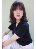 『ナチュラルかわいい』外ハネミディアム