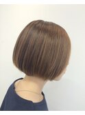 ボブ×ハイライト・ローライト