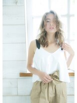 ロンド シャルム 吉祥寺(Lond charme)&nbsp;インナーカラーオシャレなスパイラルゆるウェーブミディ☆