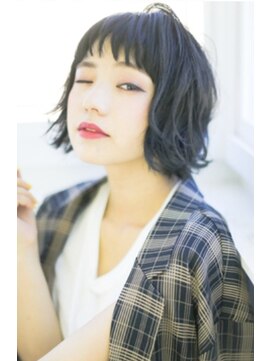 ジーナ 梅田(Zina) 【Zina 梅田】　イメチェンネイビーショート