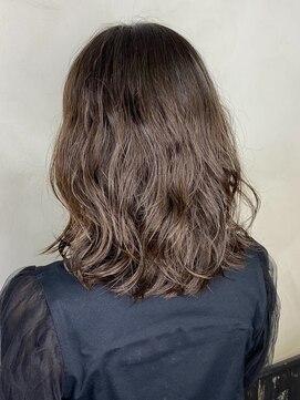 オースト ヘアー ステラ 新宿店(Aust hair Stella) 髪質改善パーマ×ブルージュ　YAMA　Aラインボブ