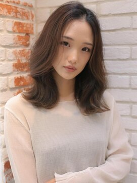 アグ ヘアー スプリング 八戸青葉店(Agu hair spring) 《Agu hair》重めくびれヘアで小顔効果◎ミディ