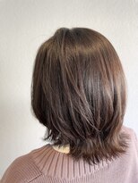 ヘア カンパニー トワ 千葉店(TOWA)&nbsp;ボブから伸ばしたい！段差をつけたナチュラルミディアム