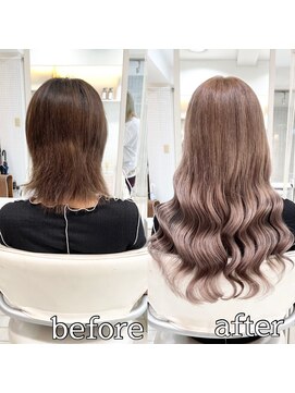 ヴォーグ(VOGUE) ボブからでもシールエクステで自然なロングに☆