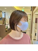 乾かすだけの簡単スタイル、コンパクトボブ style by平瀬