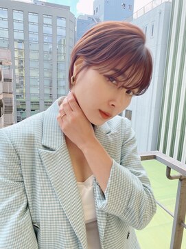 ロンド ストラーダ 心斎橋(Lond strada) ショート×ハイライト白髪ぼかし×シルキーベージュ[心斎橋]