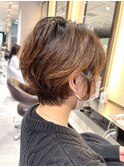 【LA'BO三浦】ショート×緩やかパーマ