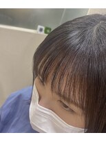 シェルビー 新宿(SHELBe)&nbsp;黒髪×ホワイトバイオレットアッシュ[新宿/髪質改善/白髪ぼかし]