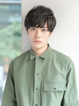 アフロディーテ ギンザ 秋葉原店(APHRODITE GINZA) ベリーショート/ウルフ/アッシュブラック/カルマパーマ/秋葉原