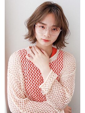 ルービック 豊中(Rubik's) パツっとボブ/ナチュラルブラウン