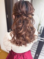 ティダスマイル(tida smile)&nbsp;ドレスヘア_ヘアアレンジお客様スタイル