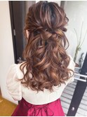 ドレスヘア_ヘアアレンジお客様スタイル