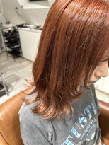 ルーツ(ROOTS)&nbsp;ブリーチあり/オレンジカラー