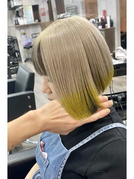 ヴェロニカ バイ ソル(Veronica by SOL) ネオンイエロー×裾カラー