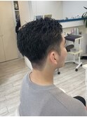 スッキリ束感ショート/波巻き/ハイライト/マッシュパーマ 新籾