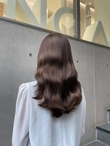 キュア 表参道(CURE)&nbsp;黒髪/グレージュカラー/ココアベージュ/ヘルシーロング[表参道]