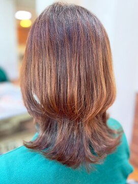 アークスヘアー 20代30代40代ハイライト外国人風カラーブラウン立体感レイヤー