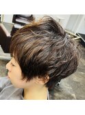 直毛さんに境目が気にならないデジタルパーマ♪