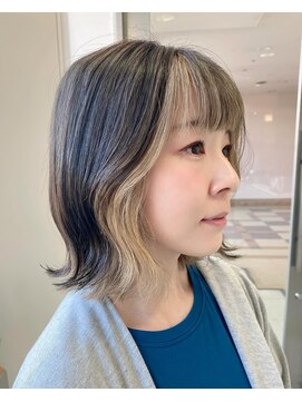 ラ シェンテ エイジア 川西(La Sente Aja) 【アンブレラカラー】ダークモノトーン×ミルキーベージュ