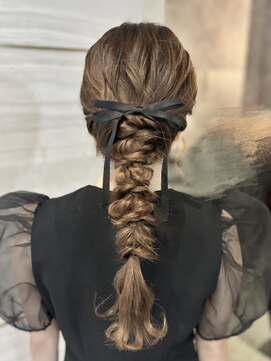 エルバイラビス 大宮(elu by lovis) 《Kurea》結婚式ヘア/編みおろし/埼玉/大宮