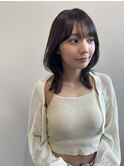 こなれミディ小顔カット大人可愛い20代30代40代クラゲヘアー
