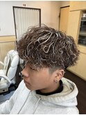ツイストスパイラル×ホワイトメッシュ