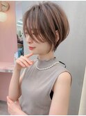 ミニウルフレイヤーカット顔周りカット前髪カットショート錦糸町