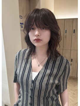 トリッカ 銀座(tricca) デジキュアパーマ/艶カラー/レイヤーパーマ/ミディアム