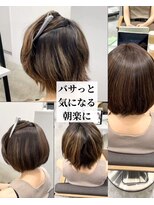 ダル 渋谷/表参道(DAL.) ハイライト矯正/美髪/イメチェン/ワイドバング/ブルーブラック