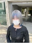イメチェン/レッドブラウン/フルバング/似合わせカット/本厚木駅