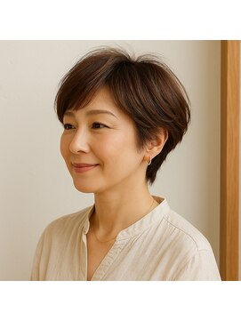 スープレックス ヘアーデザイン(SOUPREX HAIR DESIGN) ミセスナチュラルショート 20代 30代 40代 50代 60代 髪質改善