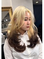 メゾン 心斎橋店(Maison)&nbsp;ブロンドカラーにエンドカラーが可愛い！