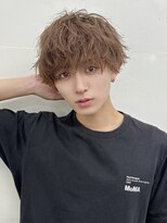 アーリー(Ali'i)&nbsp;ツイスパマッシュ茶髪ミルクティー無造作ツーブロック