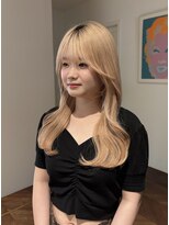 サラ 天神大名店(SARA)&nbsp;【天神/大名】韓国風コテ巻き/ロングスタイル/ハイトーン