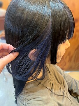 アドラーブル 長岡新保店(adorable) 20代30代大人かわいい透明感★ブルーイヤリングカラー