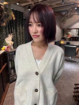 " ピンクブラウン　"