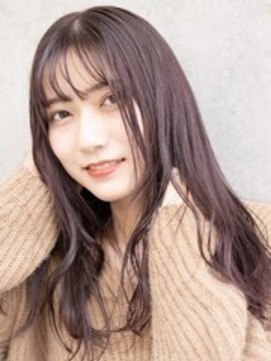 シロ(SiLO) 抜け感シアー前髪×ラベンダーカシスカラー◇