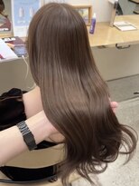 ミリ(mm)&nbsp;色落ちまで可愛いブリーチなしで作るブラウンベージュ