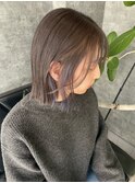 インナーカラー/ブルーバイオレット/ボブ