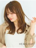 韓国ミディアム小顔くびれミルクブラウン似合わせウルフレイヤー