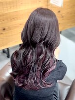 ロックス バイ マグ 松本(rocks BY MAG)&nbsp;10代20代イエベブリーチインナーカラー高発色ピンクパープル