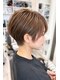 ヘアメイクソエル(hair make Soel)の写真/【初芝】≪高い技術×抜群のセンス≫“Ｓｏｅｌ”Stylistがご提案◆創り込み過ぎないラフなショートStyle
