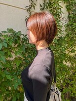 クリーク ボイス ヘアー 東原店(CLIQUE voice hair)&nbsp;透明感ライトブラウン/デザインカット/ショート