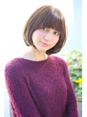 NORA【ERI】前髪と似合わせカットで小顔グレージュアッシュボブ