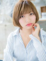 モッズヘア 越谷(mod's hair)&nbsp;シャギーボブハッシュカットハイトーンカラー前下がりボブa