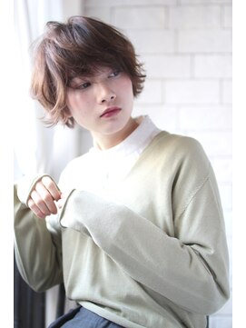 ヘアーアンドメイク フォルス(HAIR&MAKE FORS) 【FORS】西田ゆか アクセント*外はねショート